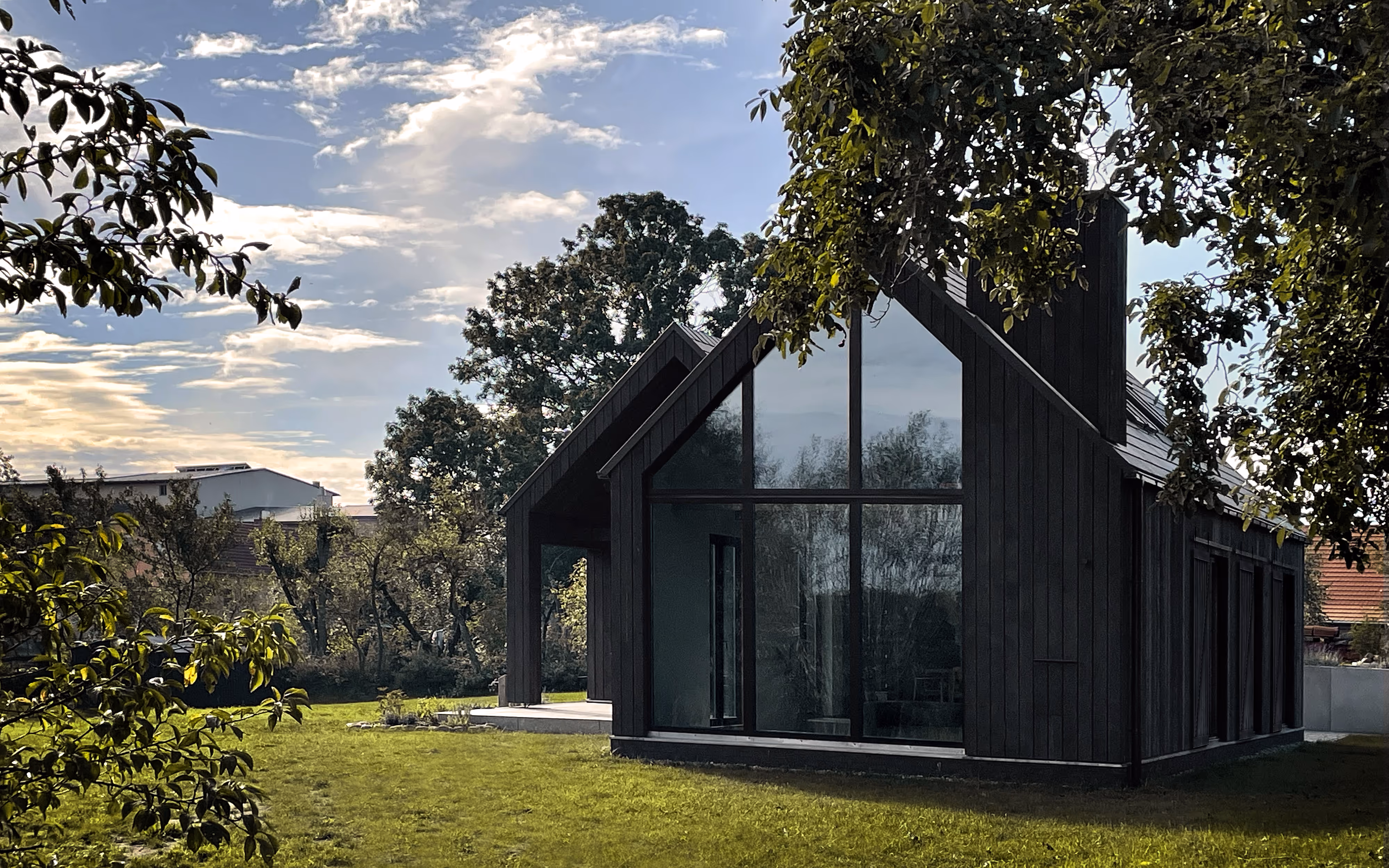 House with big window